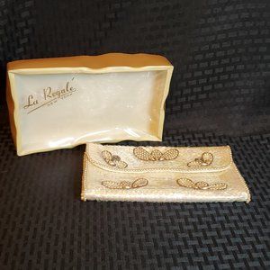 La Royale Vintage clutch in original packaging